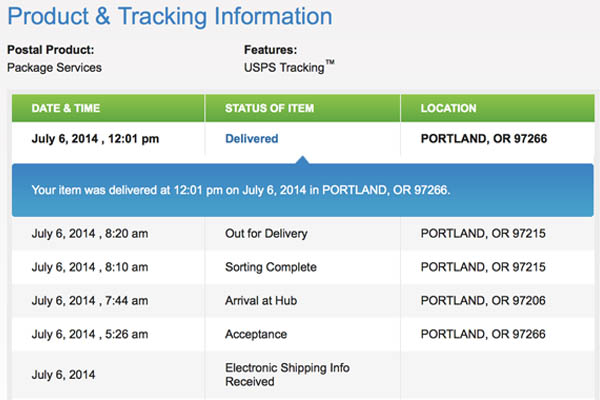 USPS Lost Package